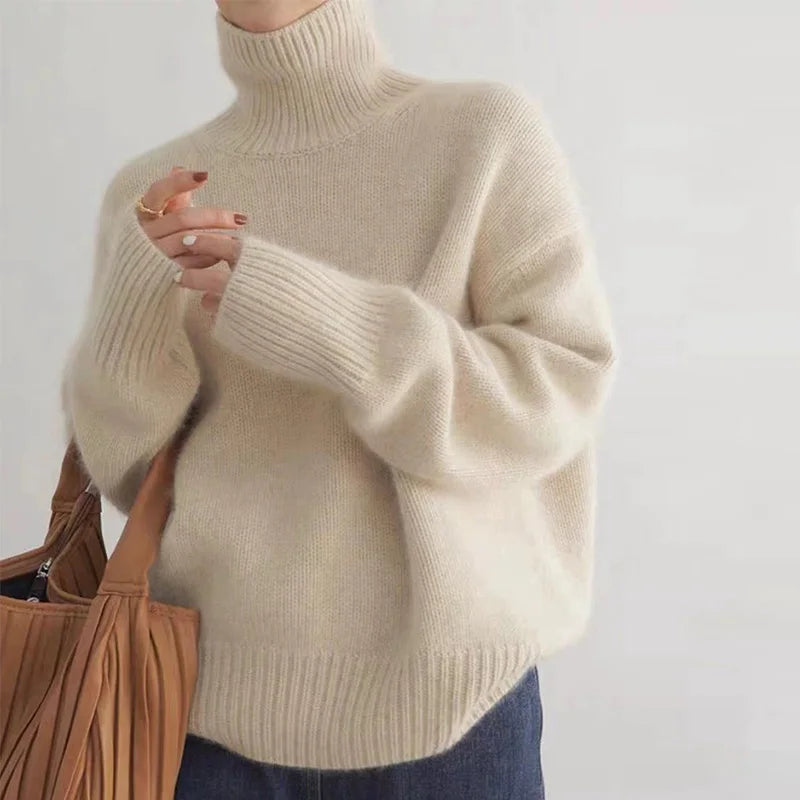Women's Turtleneck Sweater — View 4