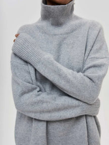 Women's Oversized Turtleneck Sweater — View 9