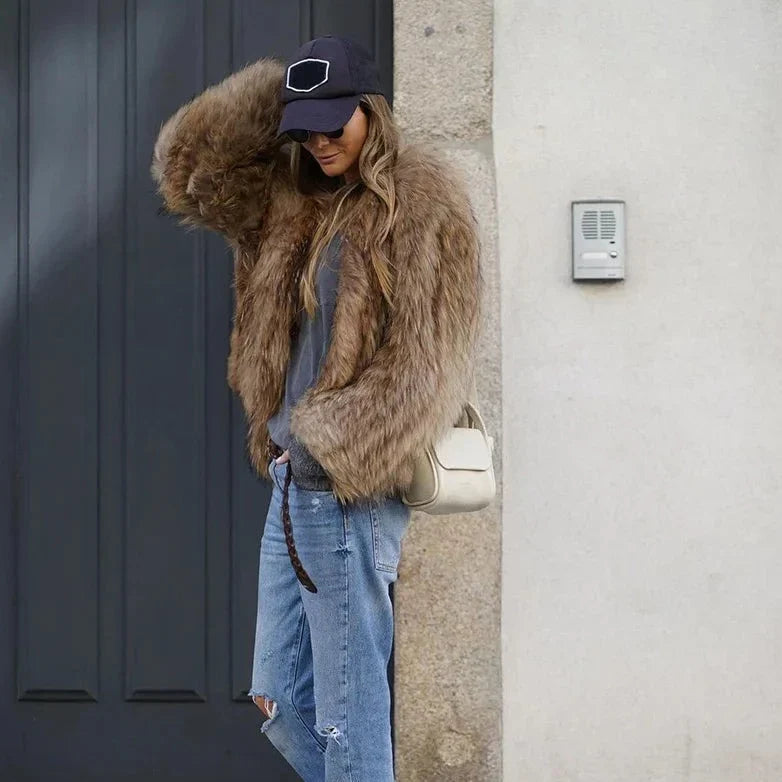 Women's Faux Fur Jacket — View 1