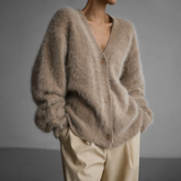 Women's V Neck Cardigan — View 6