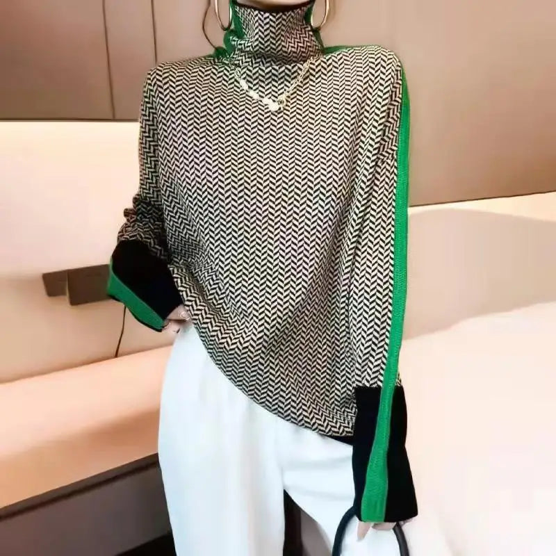 Women's Turtleneck Sweater — View 7