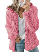 Women's Zip Front Teddy Coat — View 1