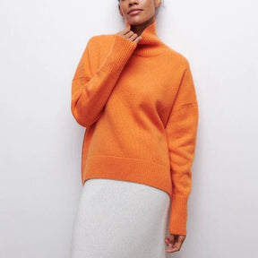 Women's Cashmere Turtleneck Sweater — View 2