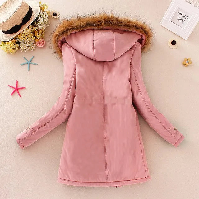 Women's Hooded Fleece Jacket — View 1