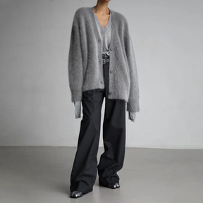 Women's V Neck Cardigan — View 3