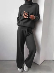 Women's Long Sleeve Knit Set — View 3