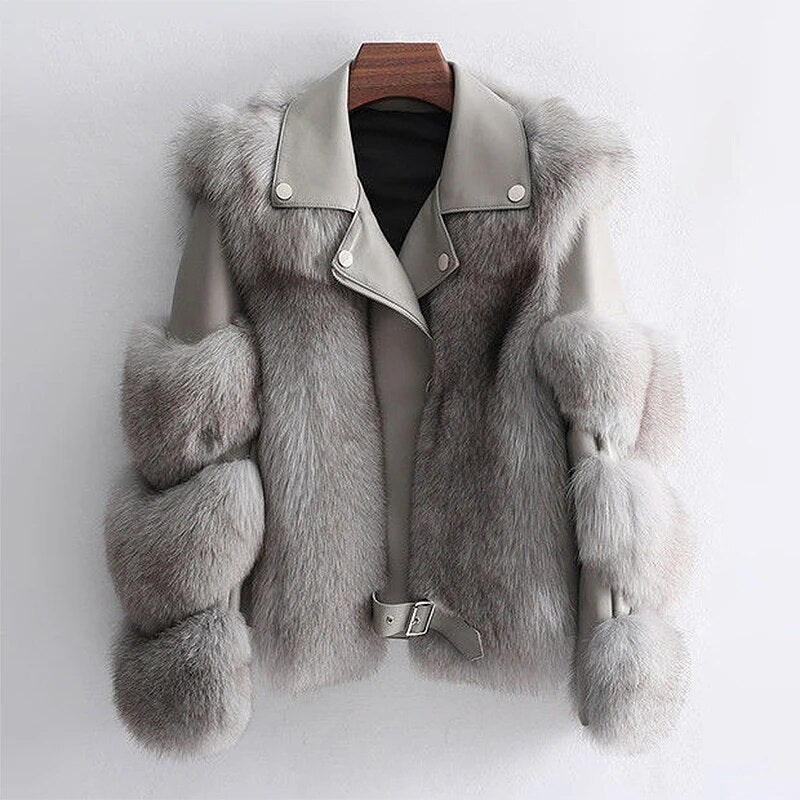 Women's Leather Look Jacket — View 4