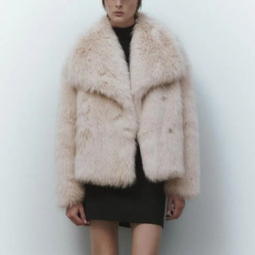 Women's Faux Fur Coat — View 1