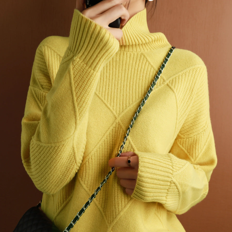 Women's Turtleneck Sweater — View 2