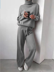 Women's Long Sleeve Knit Set — View 2