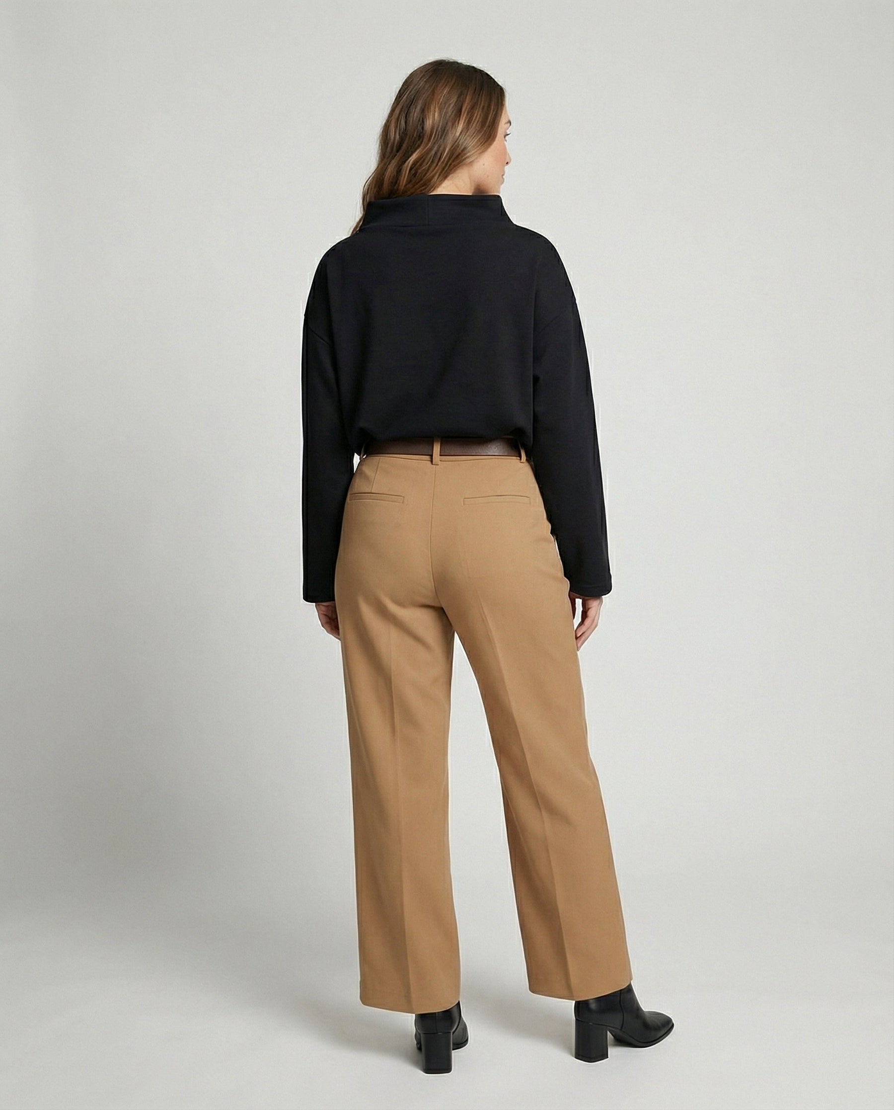 Women's Oversized Turtleneck Sweater — View 4