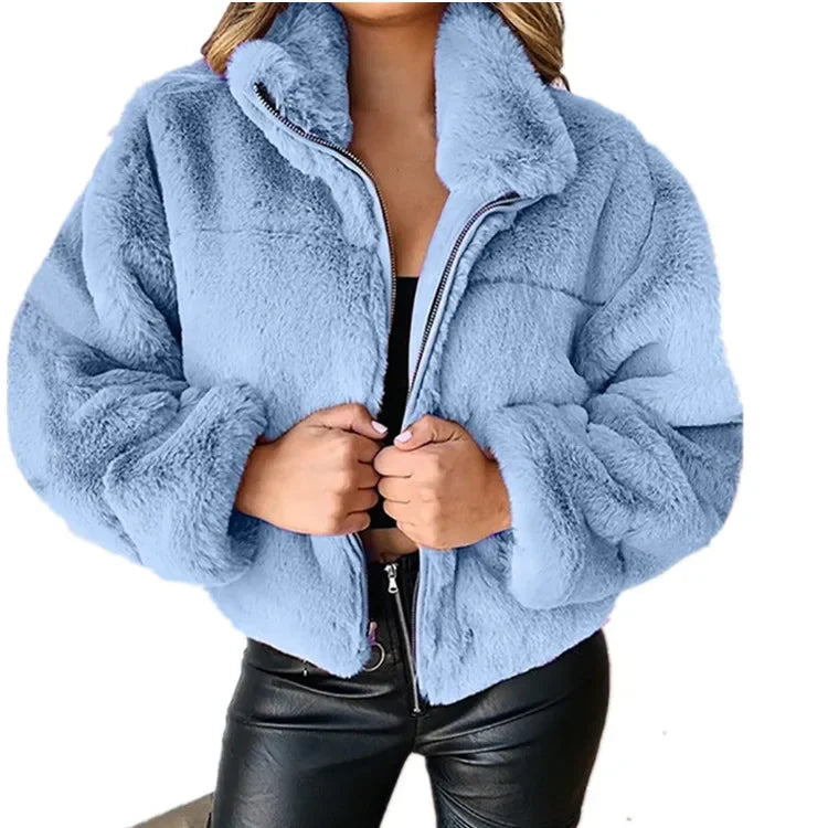 Women's Zip Front Coat — View 3