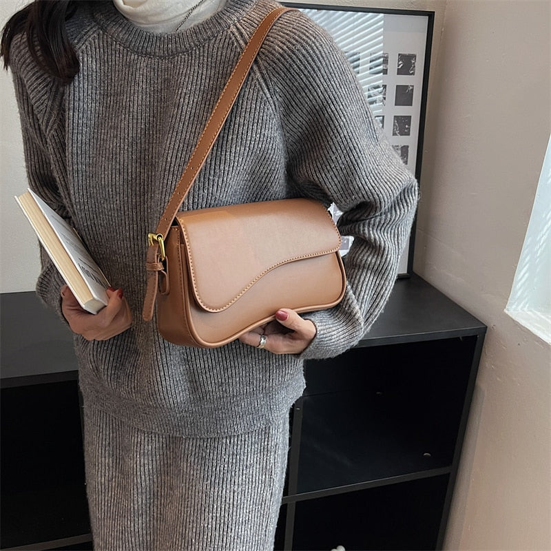 Women's Vintage Style Compact Crossbody Bag by Juana Fashion