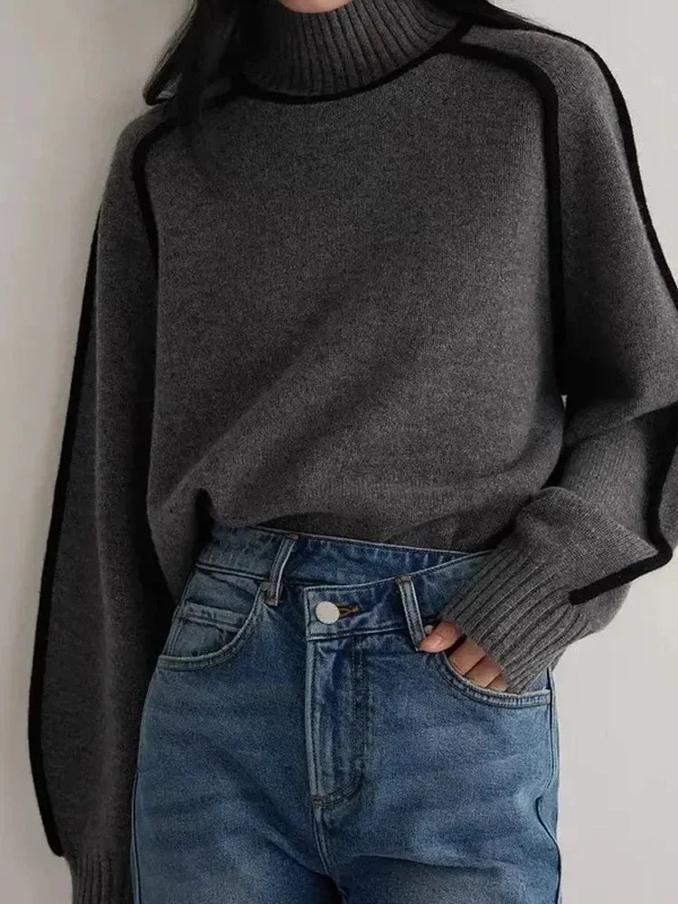 Women's Turtleneck Sweater — View 2