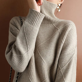 Women's Turtleneck Sweater — View 1