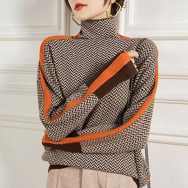 Women's Turtleneck Sweater — View 1