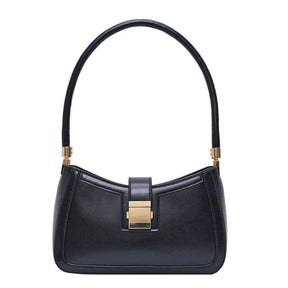Women's Zip Shoulder Bag with Buckle Detail by Juana Fashion