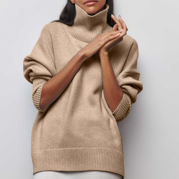 Women's Turtleneck Sweater — View 4