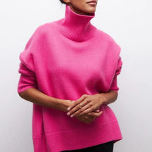 Women's Cashmere Turtleneck Sweater — View 4