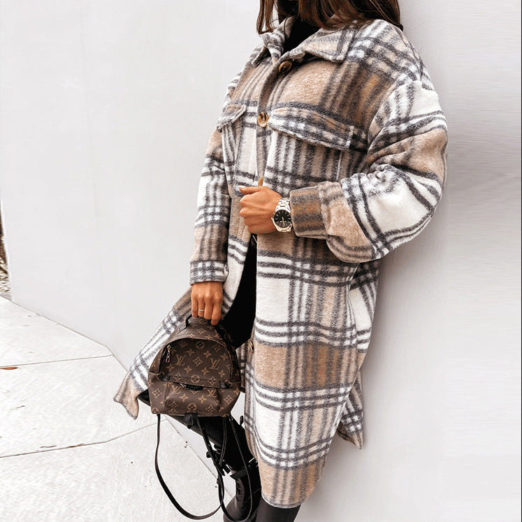 Women's Long Sleeve Coat — View 3