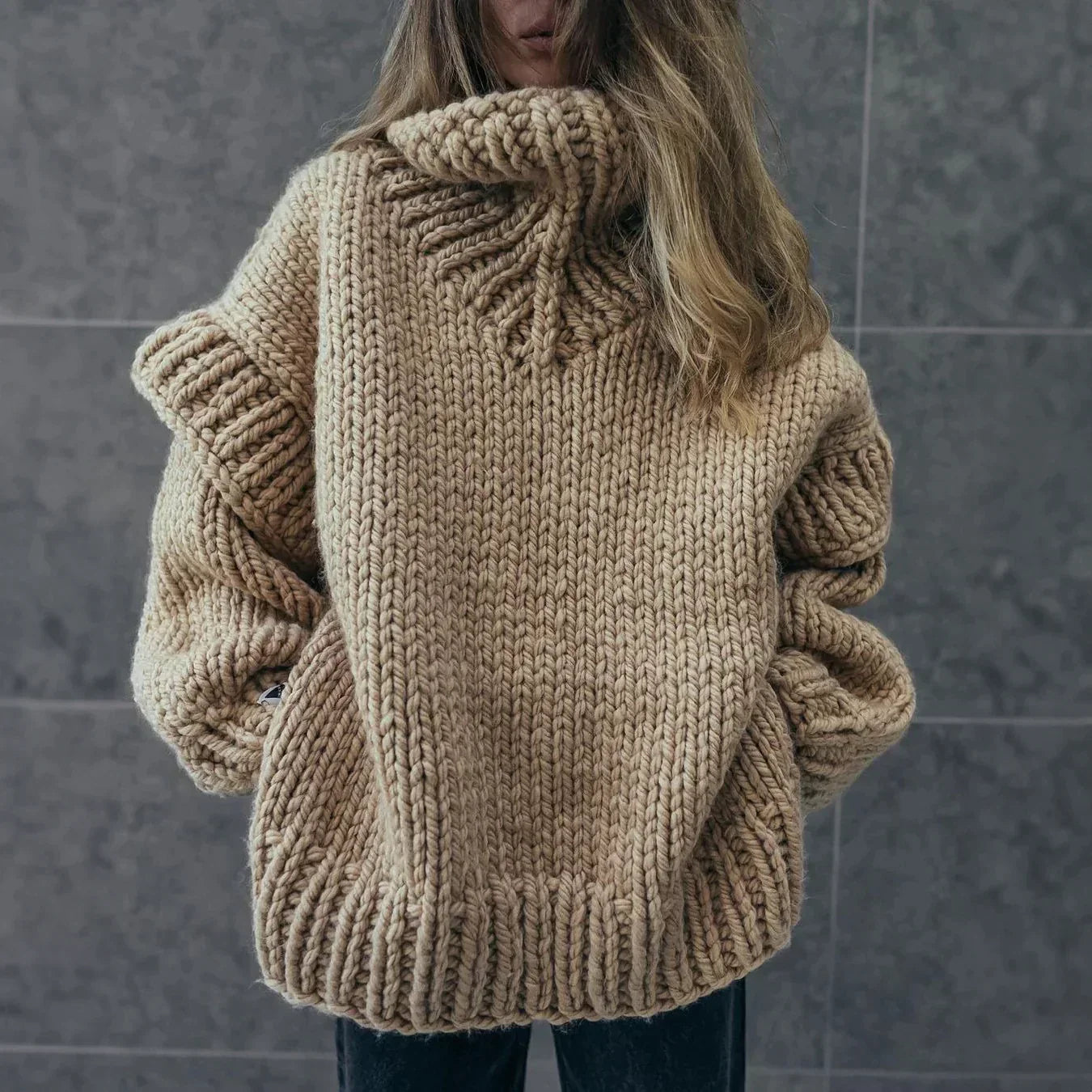 Women's Turtleneck Sweater — View 2