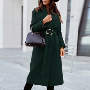 Women's Wool Belted Coat — View 4