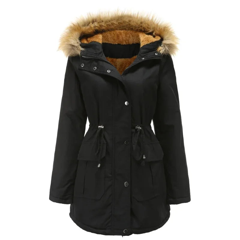 Women's Winter Parka Coat — View 1