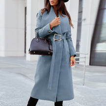 Women's Wool Belted Coat — View 5