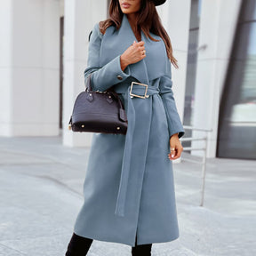 Women's Wool Belted Coat — View 5
