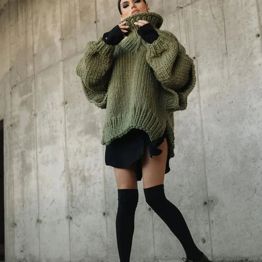 Women's Turtleneck Sweater — View 2