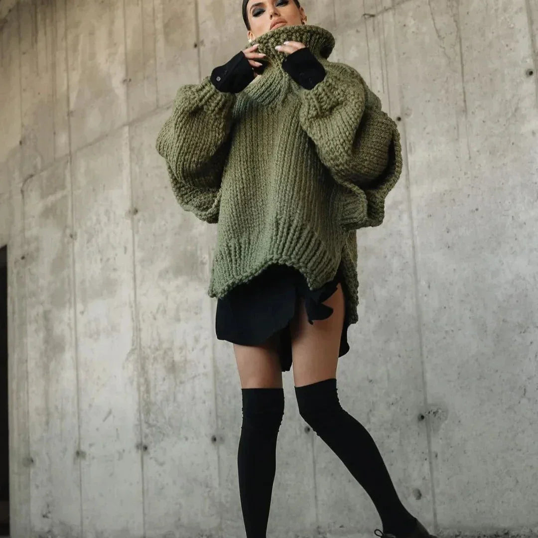 Women's Turtleneck Sweater — View 2