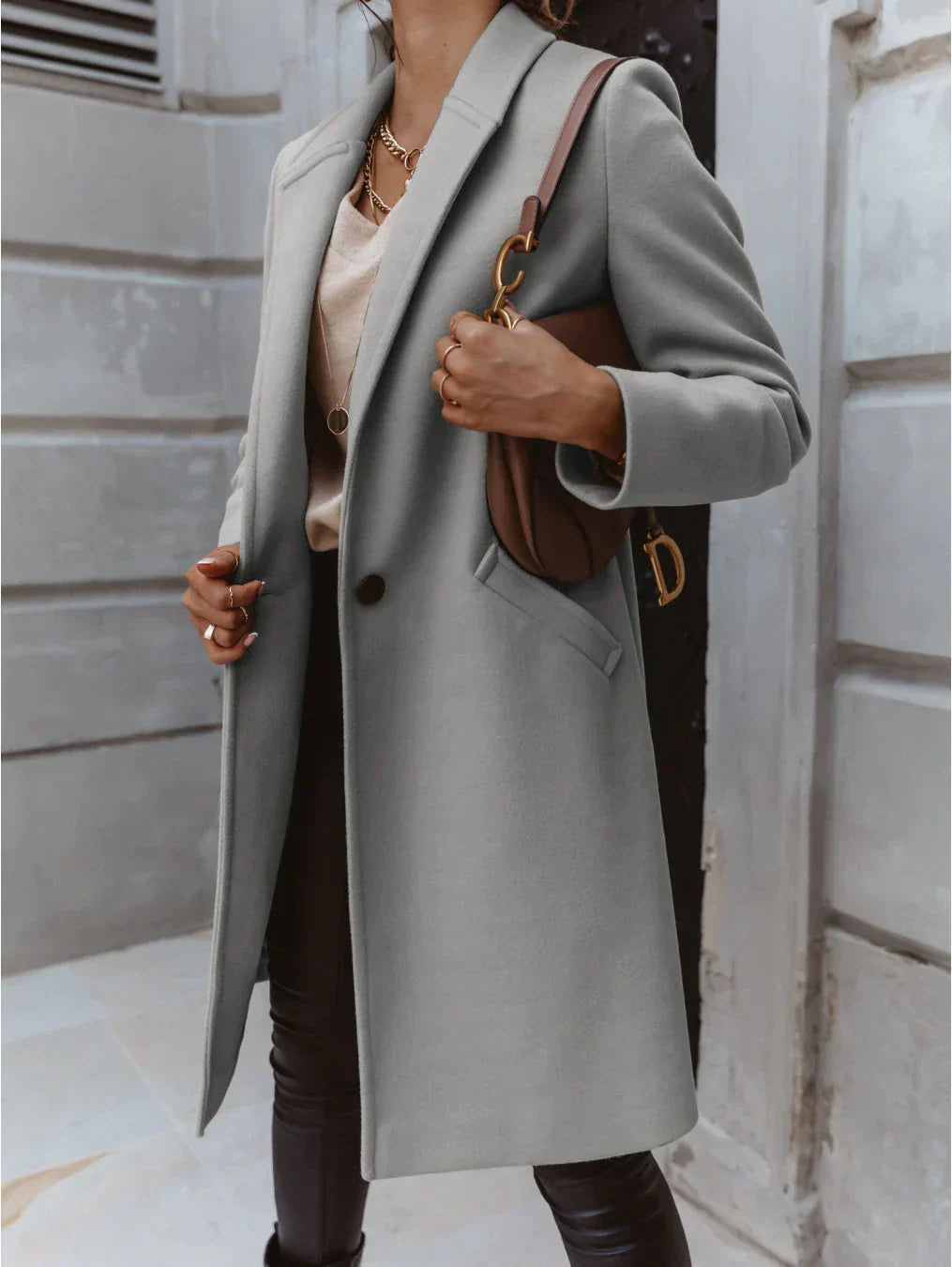 Women's Wool Coat — View 7