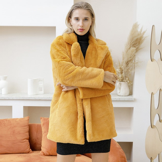 Women's Faux Fur Jacket — View 10