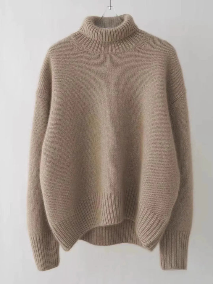 Women's Cashmere Turtleneck Sweater — View 4