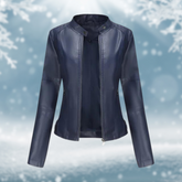 Women's Faux Leather Jacket — View 1