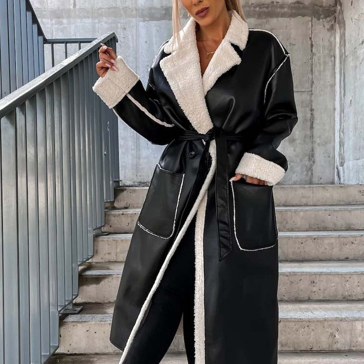 Women's Leather Look Jacket — View 3