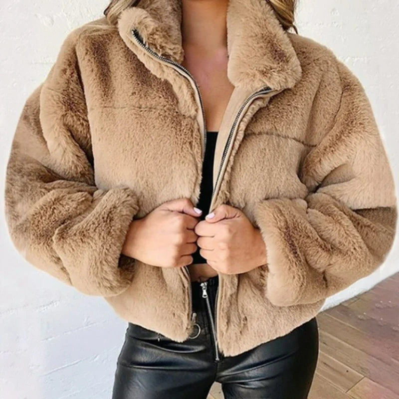 Women's Zip Front Coat — View 7