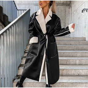Women's Leather Look Jacket — View 6