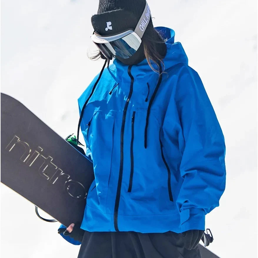Women's Waterproof Ski Jacket | Felicia in Blue - Juana Fashion