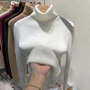 Women's Turtleneck Sweater — View 8