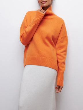 Women's Oversized Turtleneck Sweater — View 8