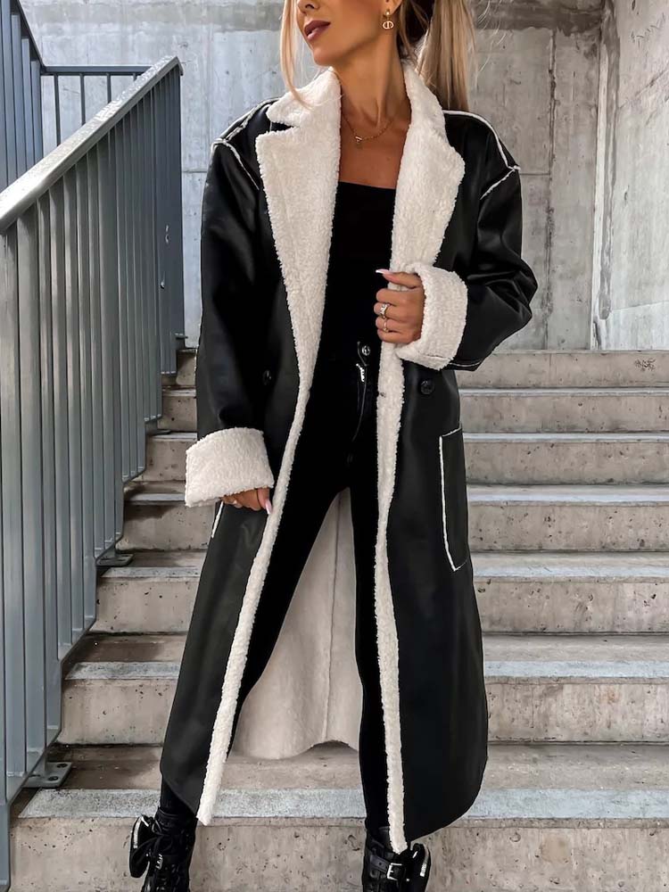 Women's Leather Look Jacket — View 1