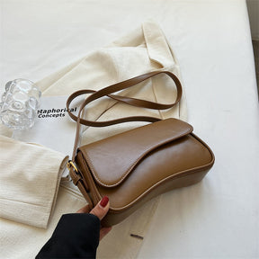 Women's Vintage Style Compact Crossbody Bag in Tan by Juana Fashion