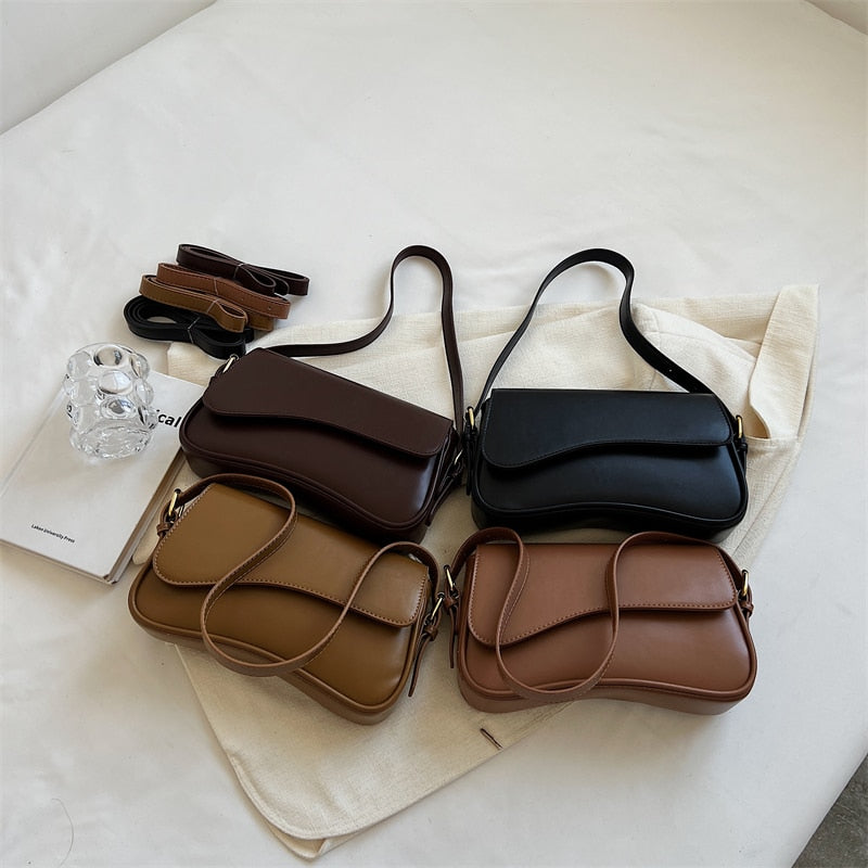 Women's Vintage Style Compact Crossbody Bag by Juana Fashion