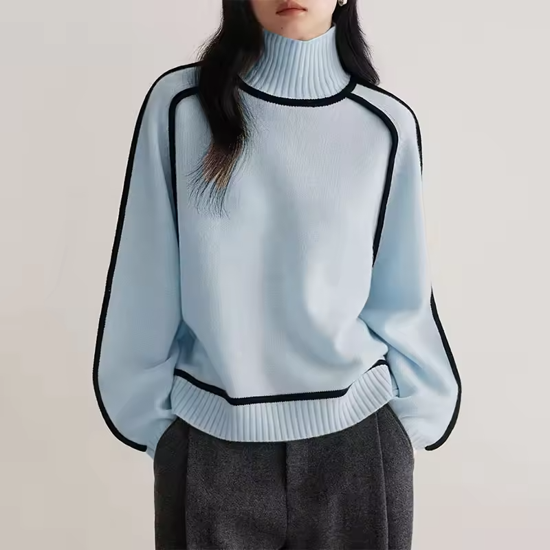 Women's Turtleneck Sweater — View 7