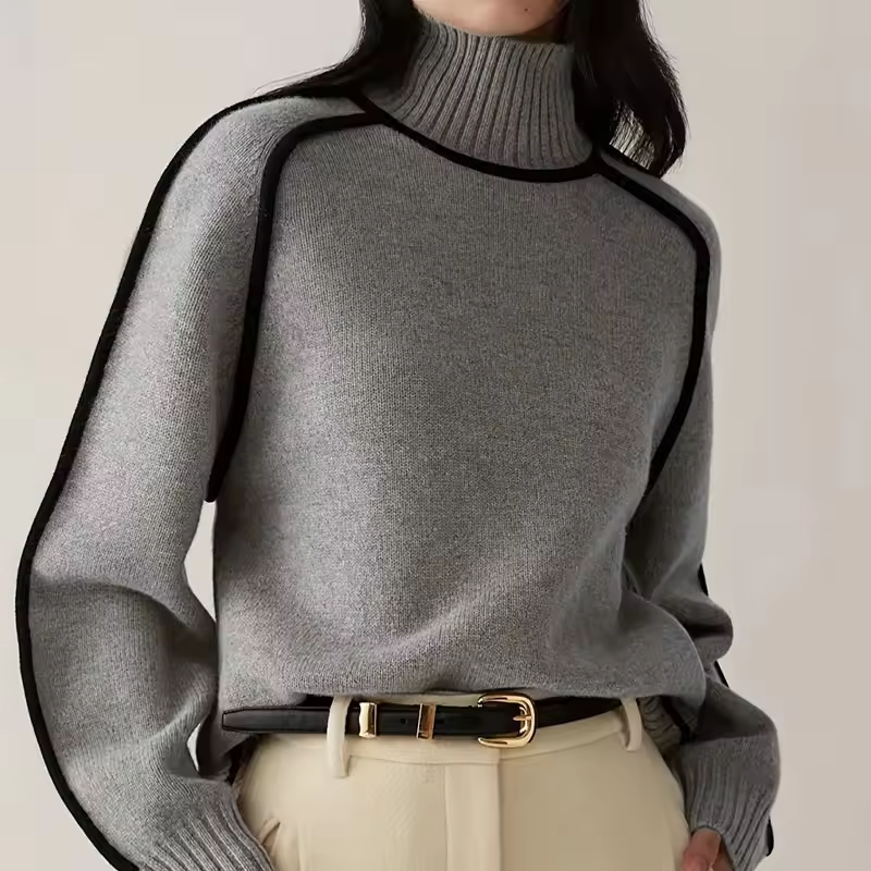 Women's Turtleneck Sweater — View 8