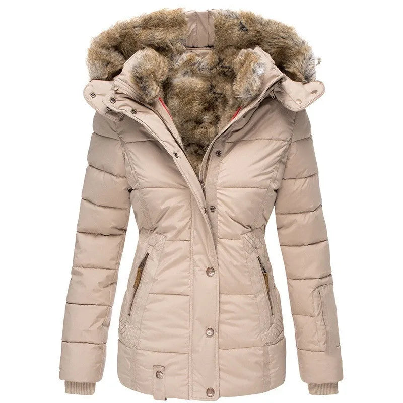 Women's Hooded Parka Coat — View 1