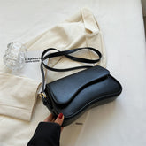 Women's Vintage Style Compact Crossbody Bag in Black by Juana Fashion
