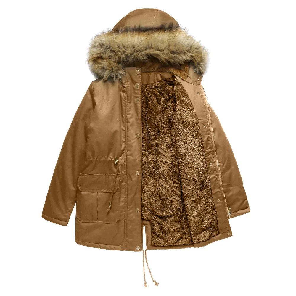 Women's Winter Parka Coat — View 7
