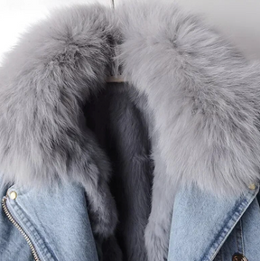 Women's Lined Denim Jacket — View 2